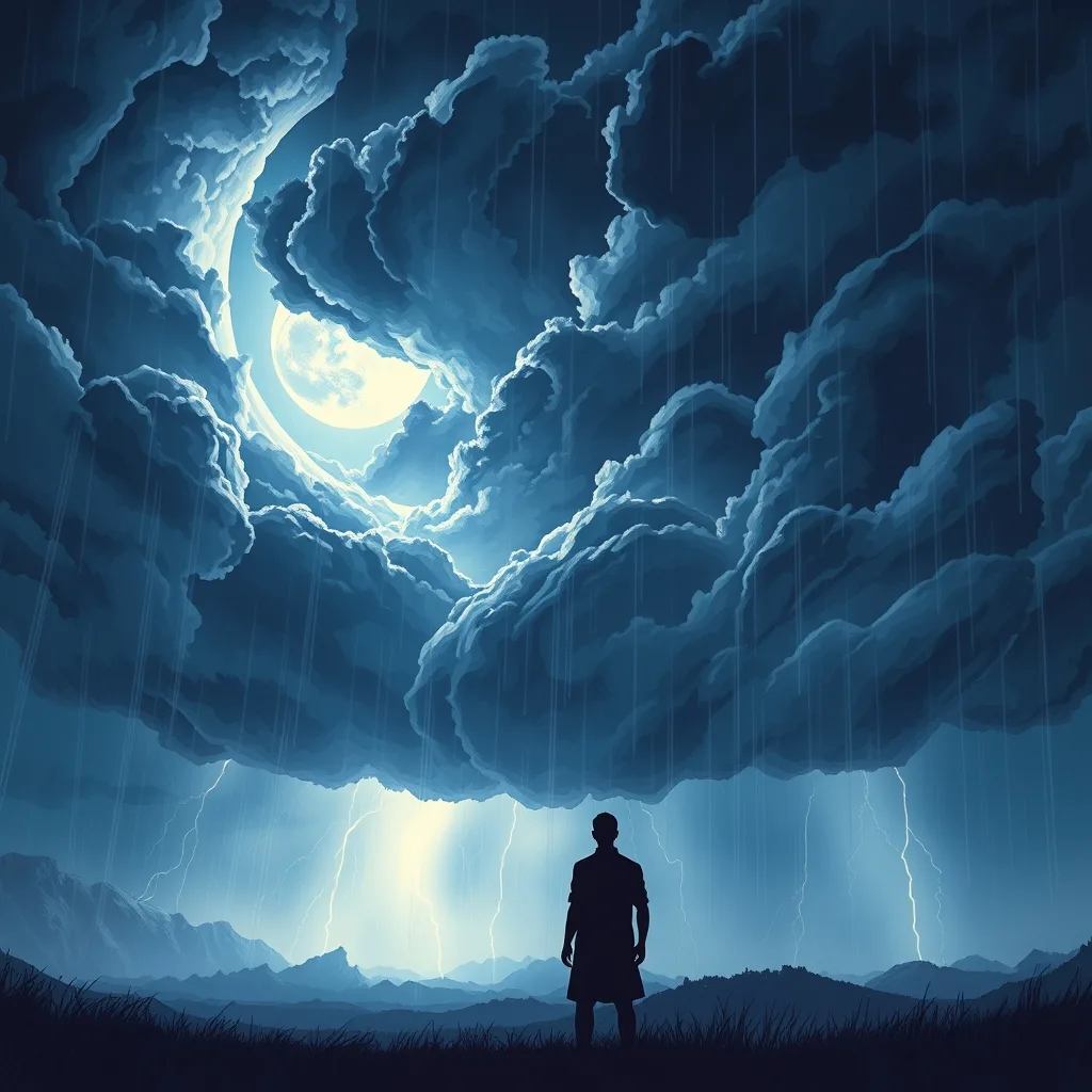 Sognare una tempesta: sfide emotive e cambiamenti interiori